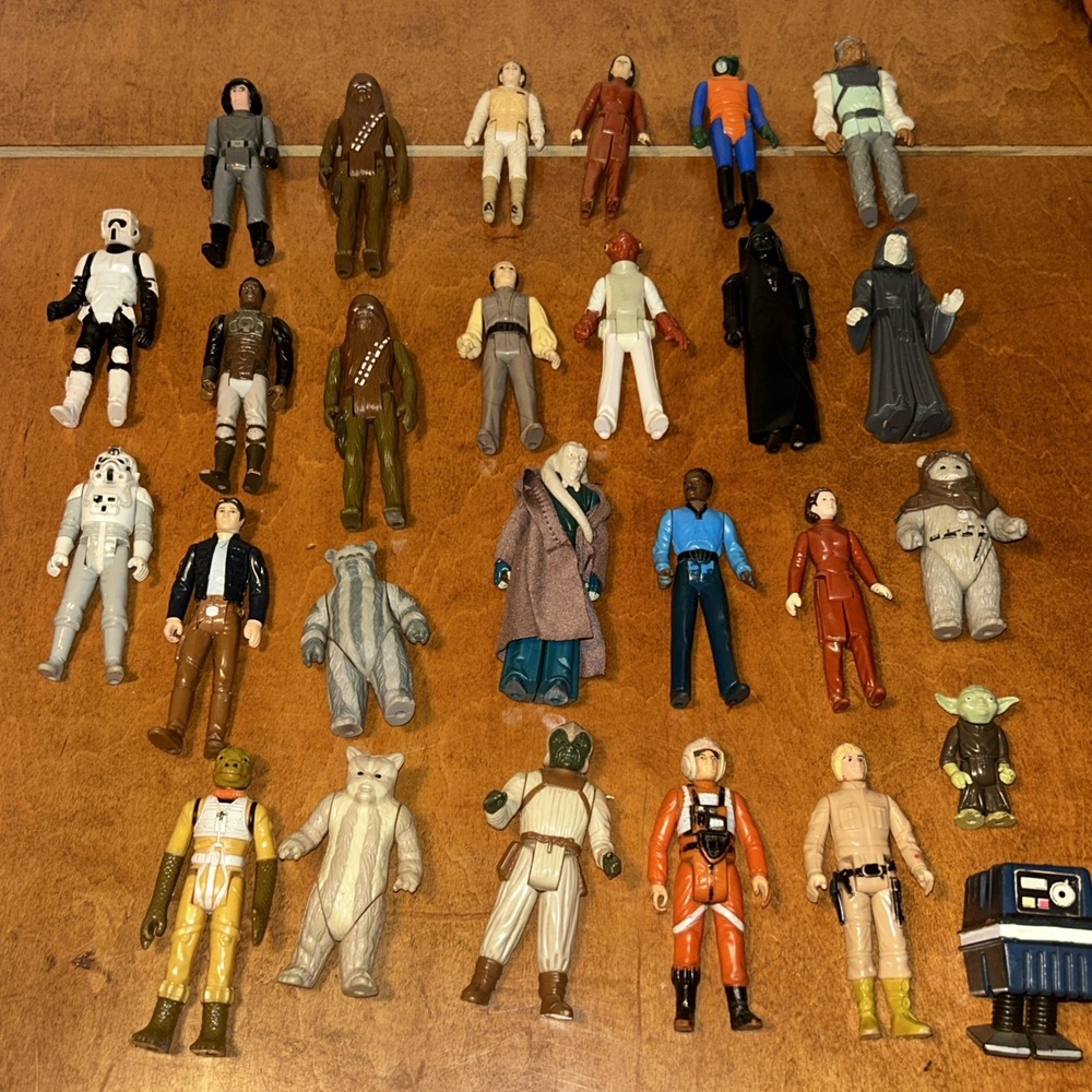 Star Wars Vintage Kenner Action Figure Lot 3.75 1980s C3